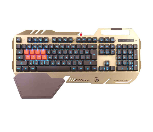 A4 TECH Klawiatura Bloody B418 GOLD USB - 286054 - zdjęcie 2
